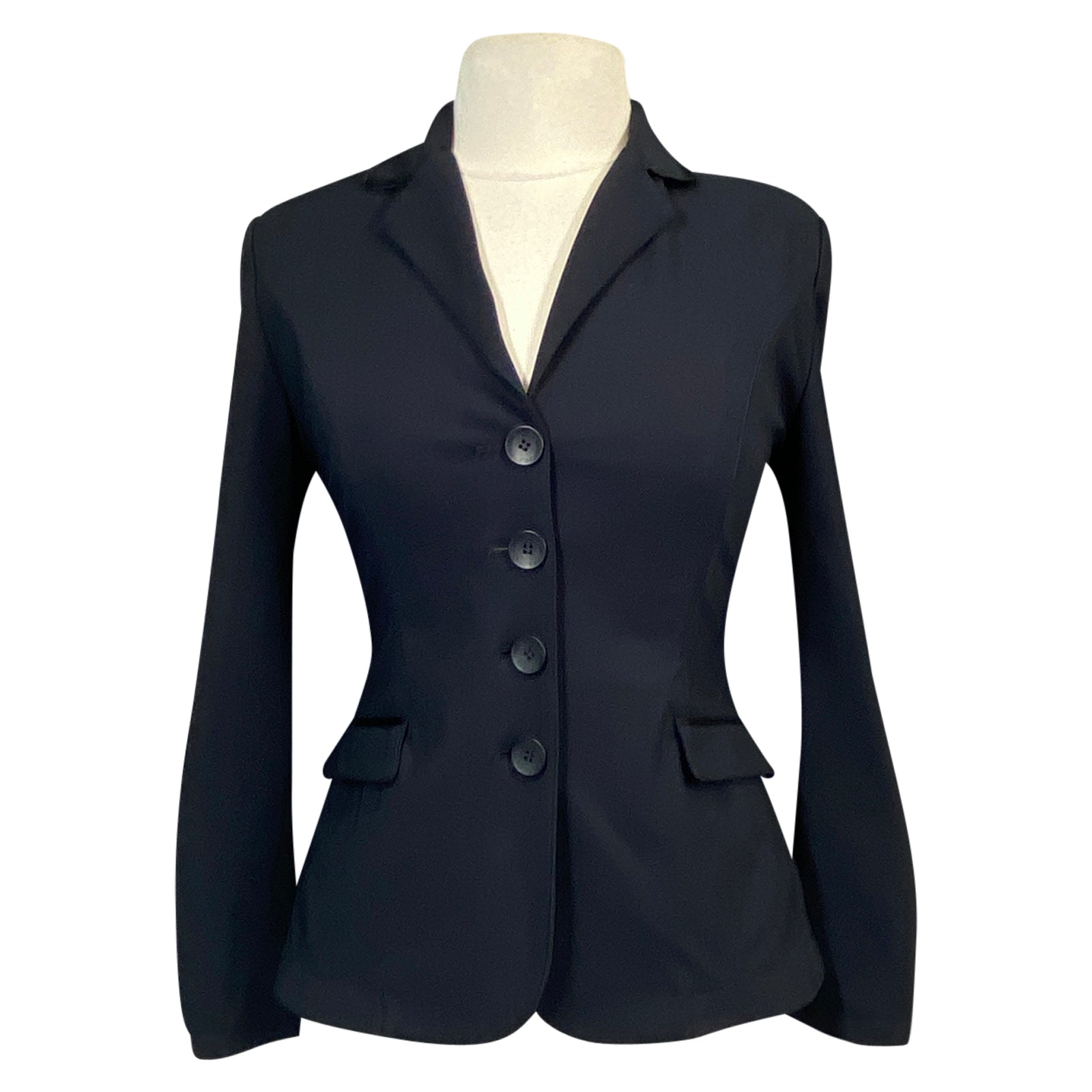 Front of Grand Prix 'Saltare Premio' Show Coat in Black - Women's IT 38 (US 4)