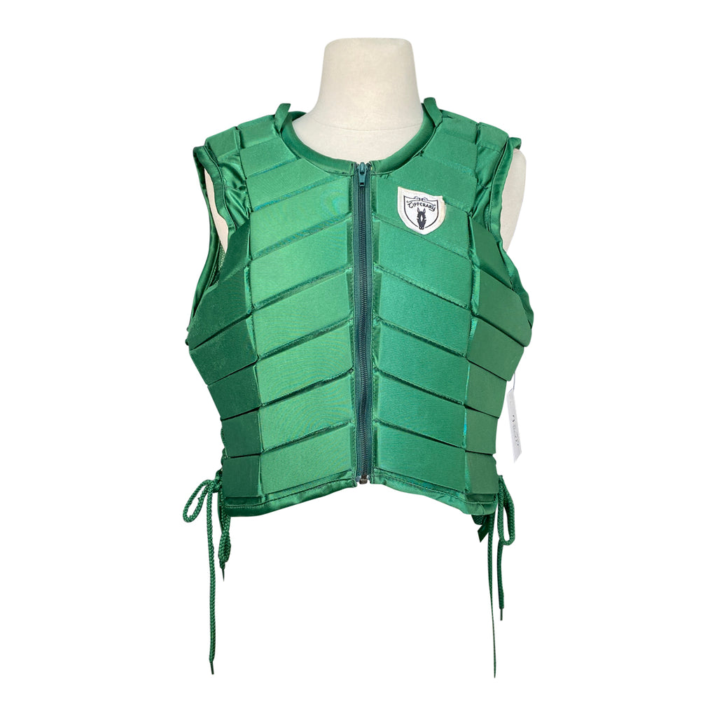 Tipperary 'Eventer' Protective Safety Vest in Green - Women's XXS