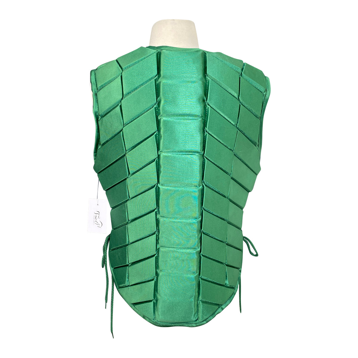 Tipperary 'Eventer' Protective Safety Vest in Green - Women's XXS