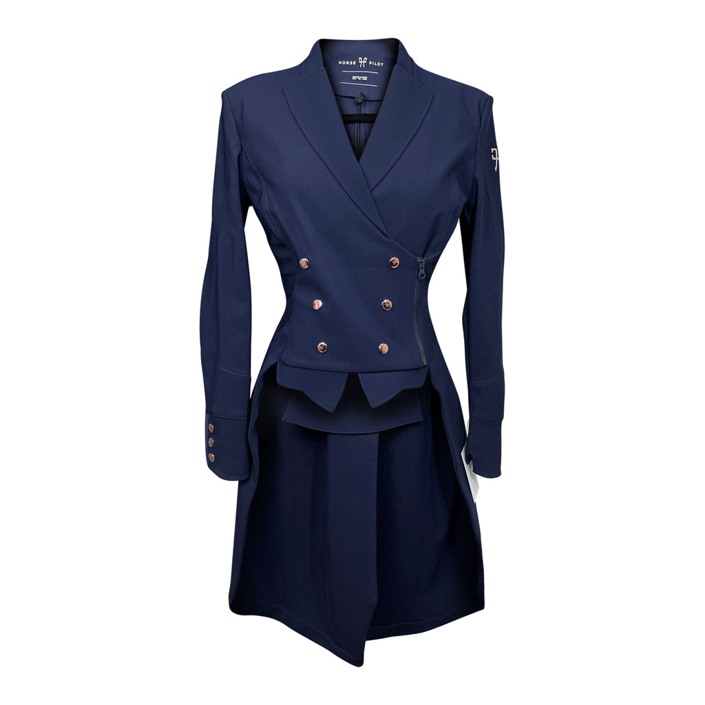 Horse Pilot Long Frac Shadbelly in Navy