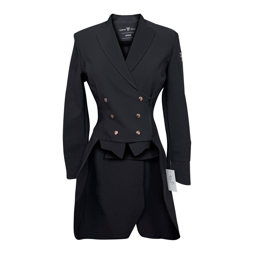 Horse Pilot Long Frac Shadbelly in Black 