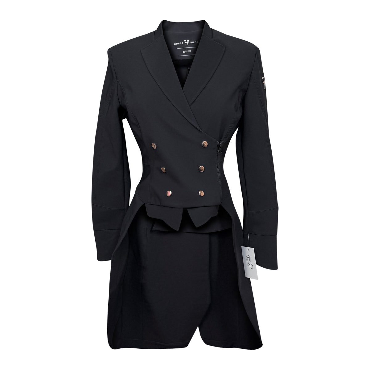 Horse Pilot Long Frac Shadbelly in Black 