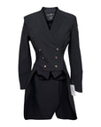 Horse Pilot Long Frac Shadbelly in Black 