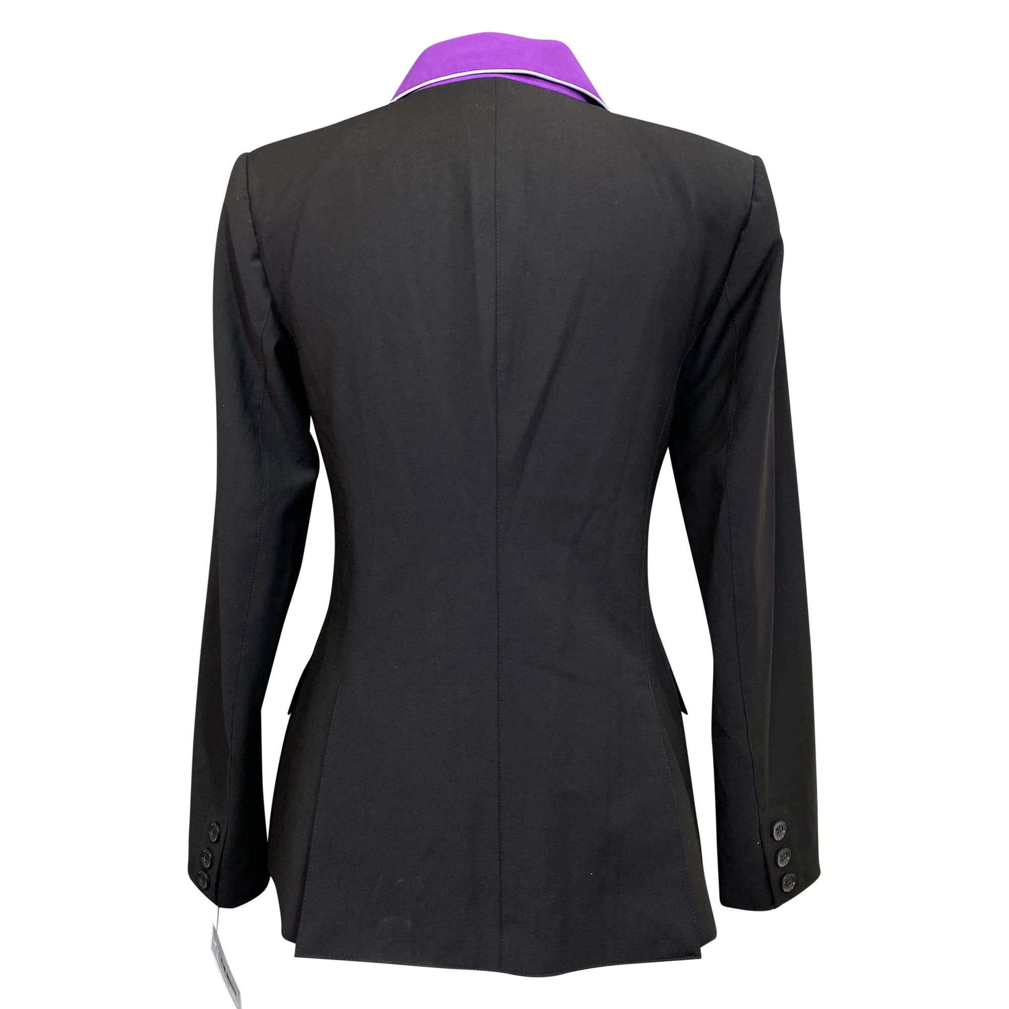 Winston Equestrian Classic Competition Coat in Black/Purple - Women&#39;s 40T (US 8T)