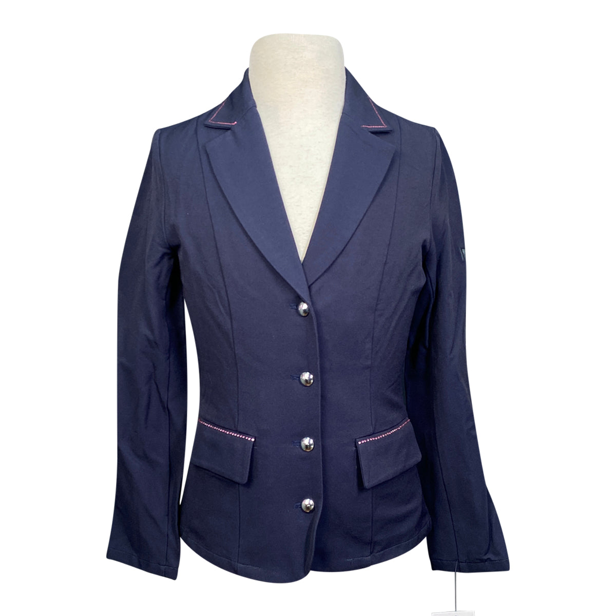 Horze 'Zayla' Kids Show Coat in Navy 