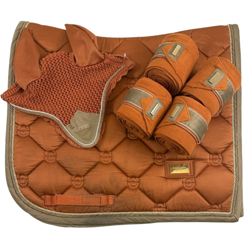 Equestrian Stockholm Tack Set in Bronze Gold
