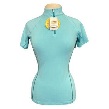 Noble Outfitters 'Ashley' Performance Short Sleeve Shirt in Antigua Blue