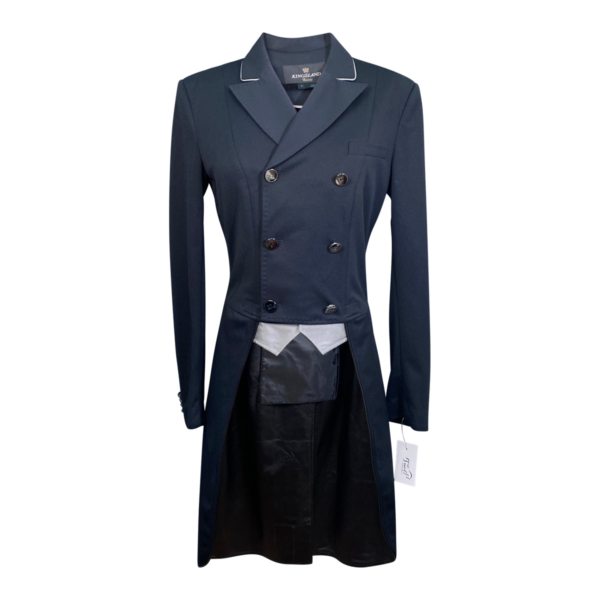 Kingsland 'Djuna' Mesh Tail Coat in Navy