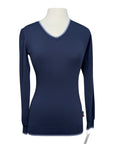 AA Platinum Horseware Classic Sweater in Navy