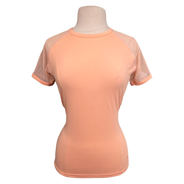 Irideon Short Sleeve Shirt in Peach Pony Camo