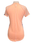 Irideon Short Sleeve Shirt in Peach Pony Camo - Women's Medium