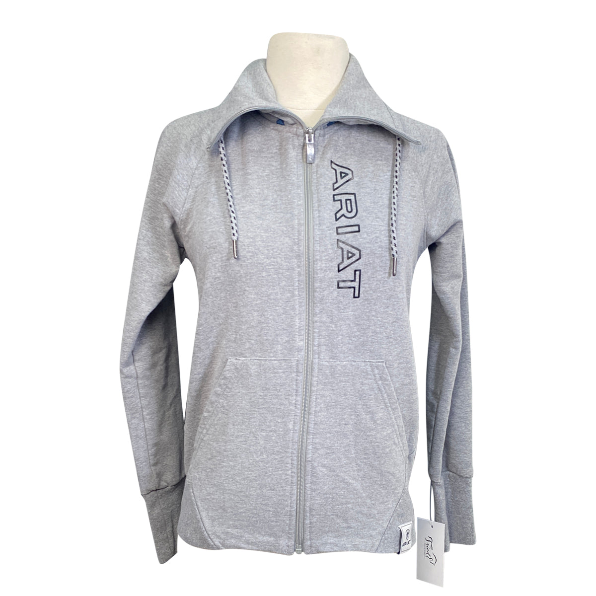 Ariat Full Zip Sweater in Grey