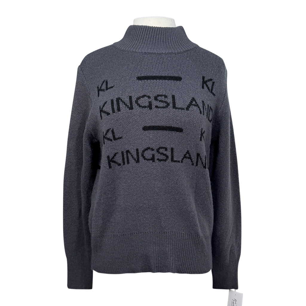 Kingsland Villut Knitted Pullover in Grey Forged Iron