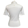 A Tiss B Amazone Short Sleeve Polo in White
