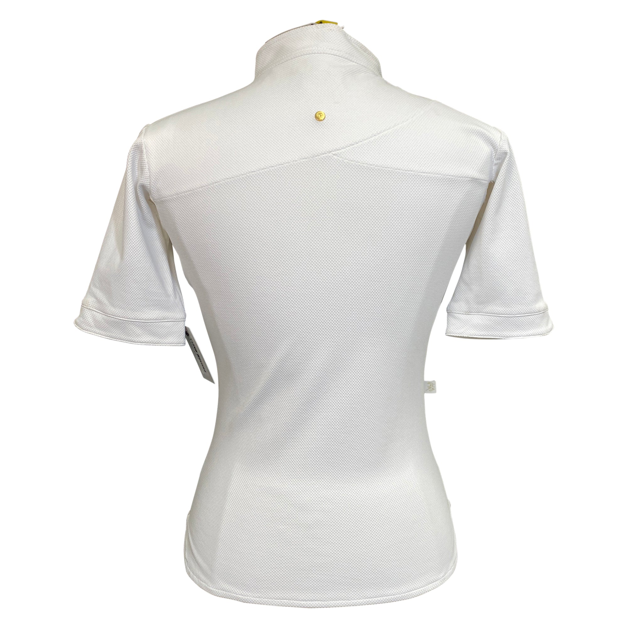 A Tiss B Amazone Short Sleeve Polo in White