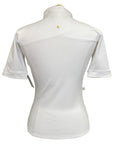 A Tiss B Amazone Short Sleeve Polo in White