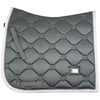 Equestrian Stockholm Dressage Pad & Polo Wrap Set in Silver Cloud