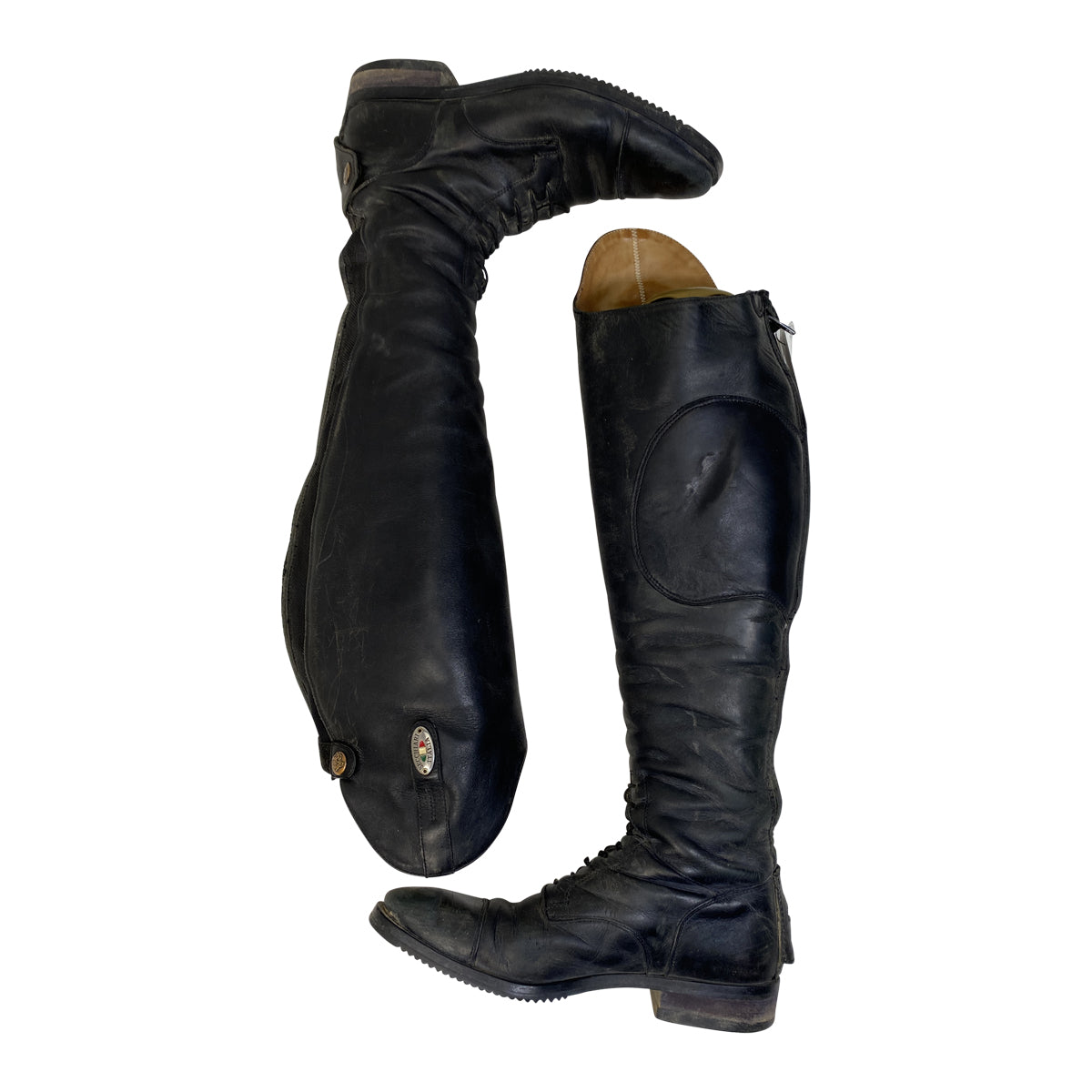Secchiari 'Classic' Field Boots in Black 