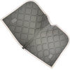 Equestrian Stockholm Dressage Pad & Polo Wrap Set in Silver Cloud