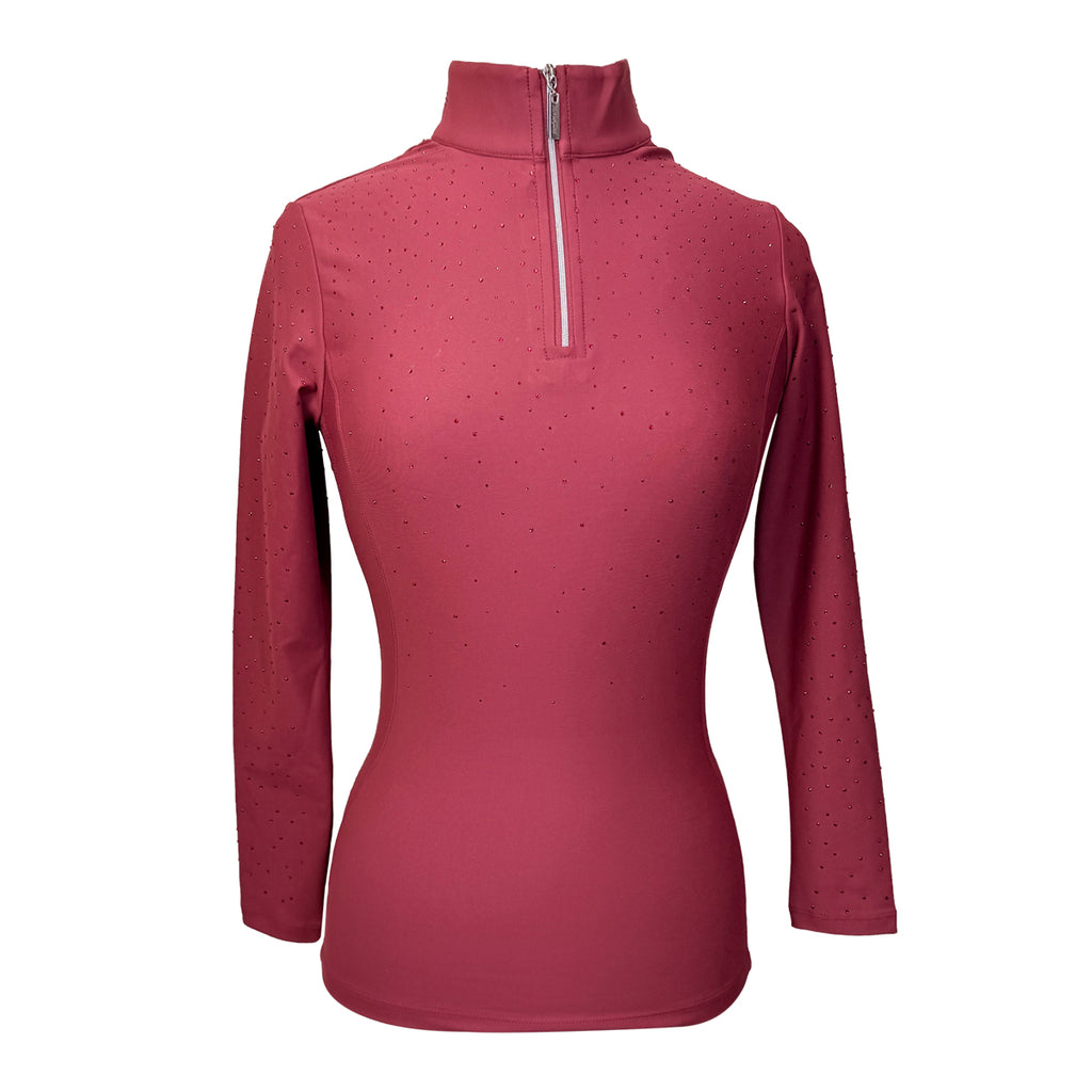 HorseGloss 'Kylie' Sleeveless Base Layer in Rose Berry