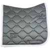 Equestrian Stockholm Dressage Pad & Polo Wrap Set in Silver Cloud