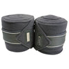 Equestrian Stockholm Dressage Pad & Polo Wrap Set in Silver Cloud