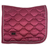 Equestrian Stockholm Dressage Saddle Pad in Grenadine