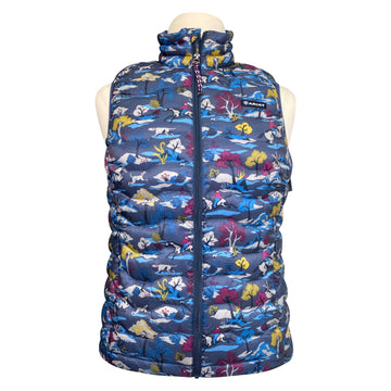 Ariat Ideal Down Vest in Ice Blue/Hunting