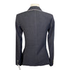 Winston Contrast Show Jacket in Grey/Gold Stitching