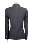 Winston Contrast Show Jacket in Grey/Gold Stitching