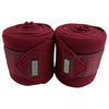 Equestrian Stockholm Polo Wraps in Merlot - Full