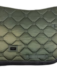 Equestrian Stockholm Dressage Saddle Pad in Dirty Olive - Full