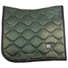 Equestrian Stockholm Dressage Saddle Pad in Dirty Olive - Full