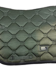 Equestrian Stockholm Dressage Saddle Pad in Dirty Olive - Full
