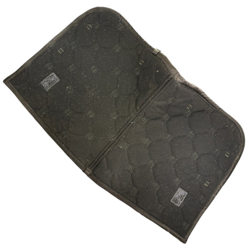 Equestrian Stockholm Dressage Saddle Pad in Dirty Olive - Full