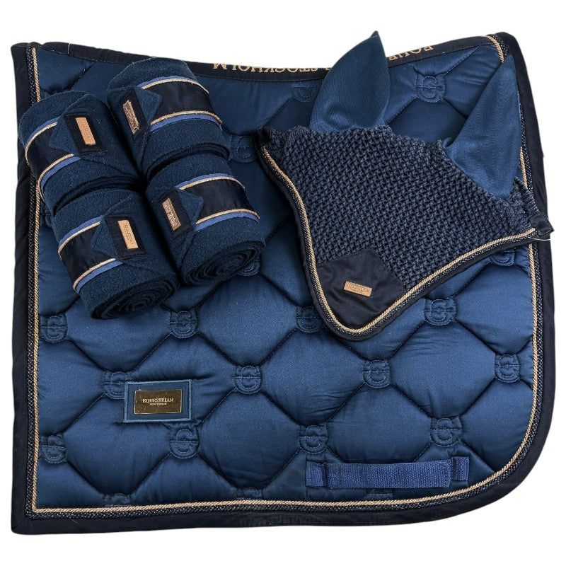 Equestrian Stockholm Tack Set in Monaco Blue