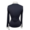 Harrison Howard Pleated Show Shirt in Navy/White
