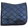 Equestrian Stockholm Dressage Pad & Bonnet Set in Navy Glimmer
