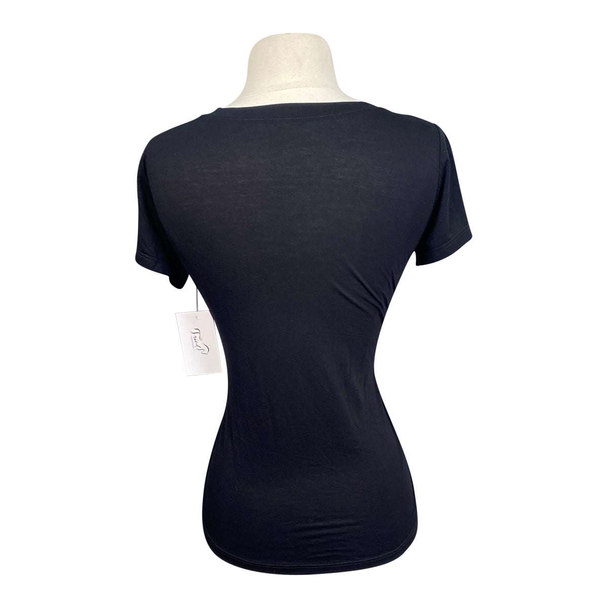 Bad Horse LA 'The Good Life' Crew Neck Modal Tee in Black