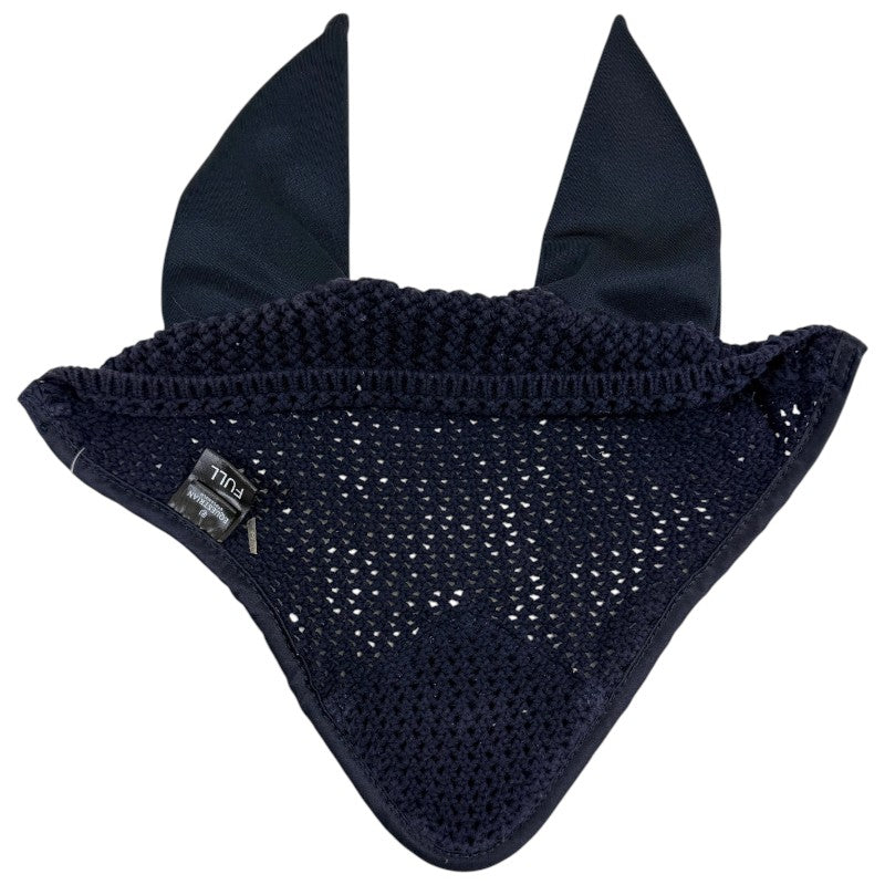 Equestrian Stockholm Dressage Pad &amp; Bonnet Set in Navy Glimmer