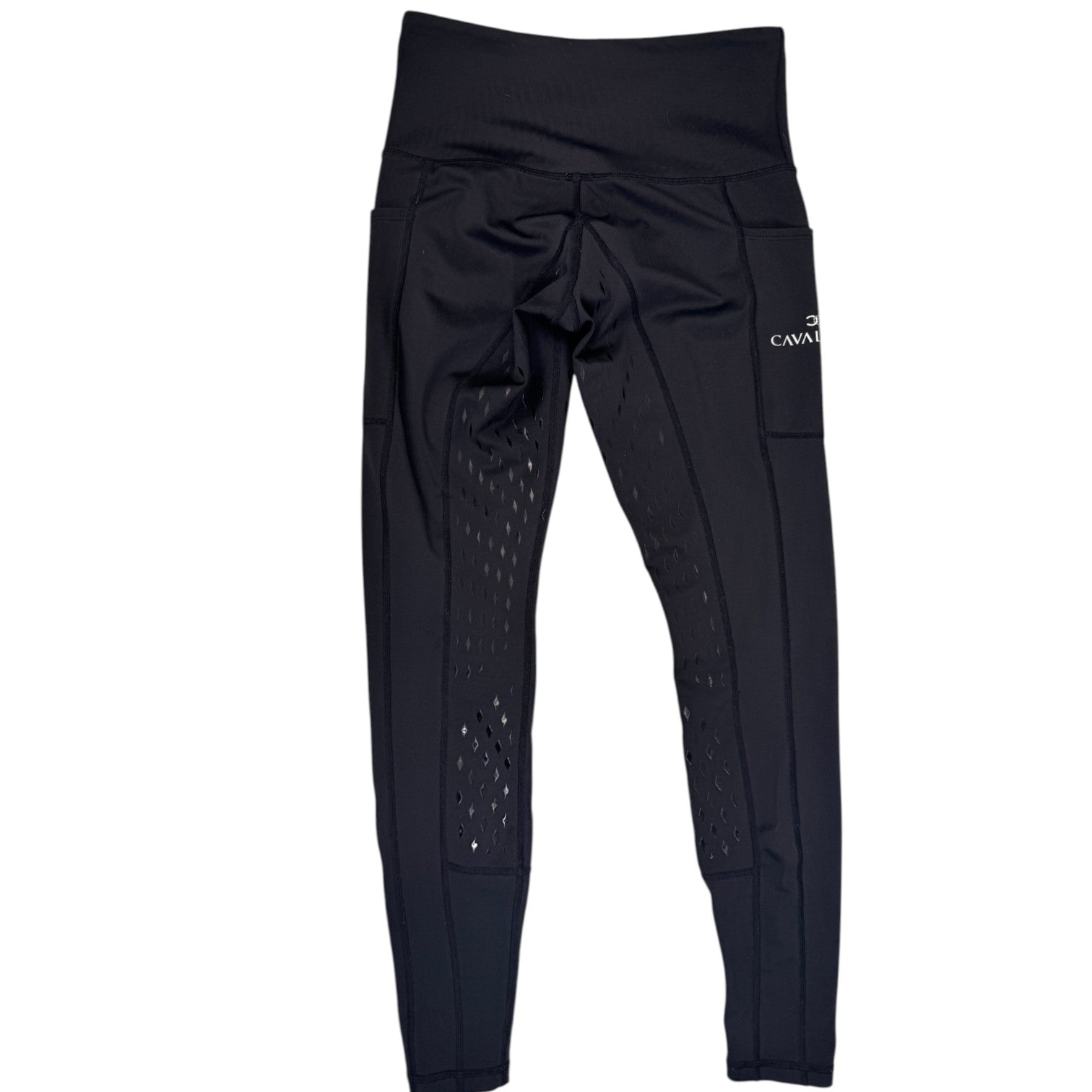 Cavaliere Couture 'Grand Prix' Full Seat Tights in Black