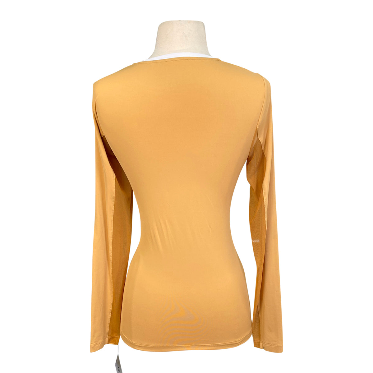 Tailored Sportsman IceFil Long Sleeve Crew Shirt in Toasted/White