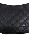 Equestrian Stockholm Dressage Pad & Bonnet Set in Black Glimmer