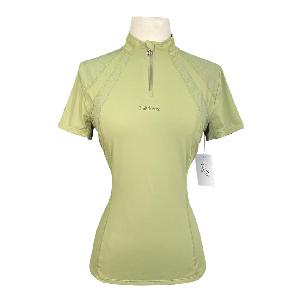 Lemieux 'Mia' Mesh Short Sleeve Baselayer in Fern - Women's US 4 (X-Small)