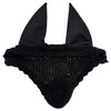Equestrian Stockholm Dressage Pad & Bonnet Set in Black Glimmer