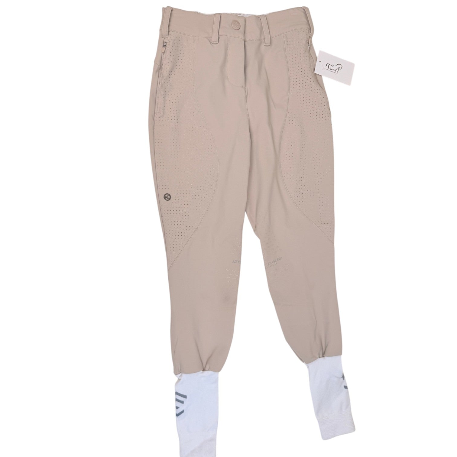 Aztec Diamond 'Performance' Breeches in Tan