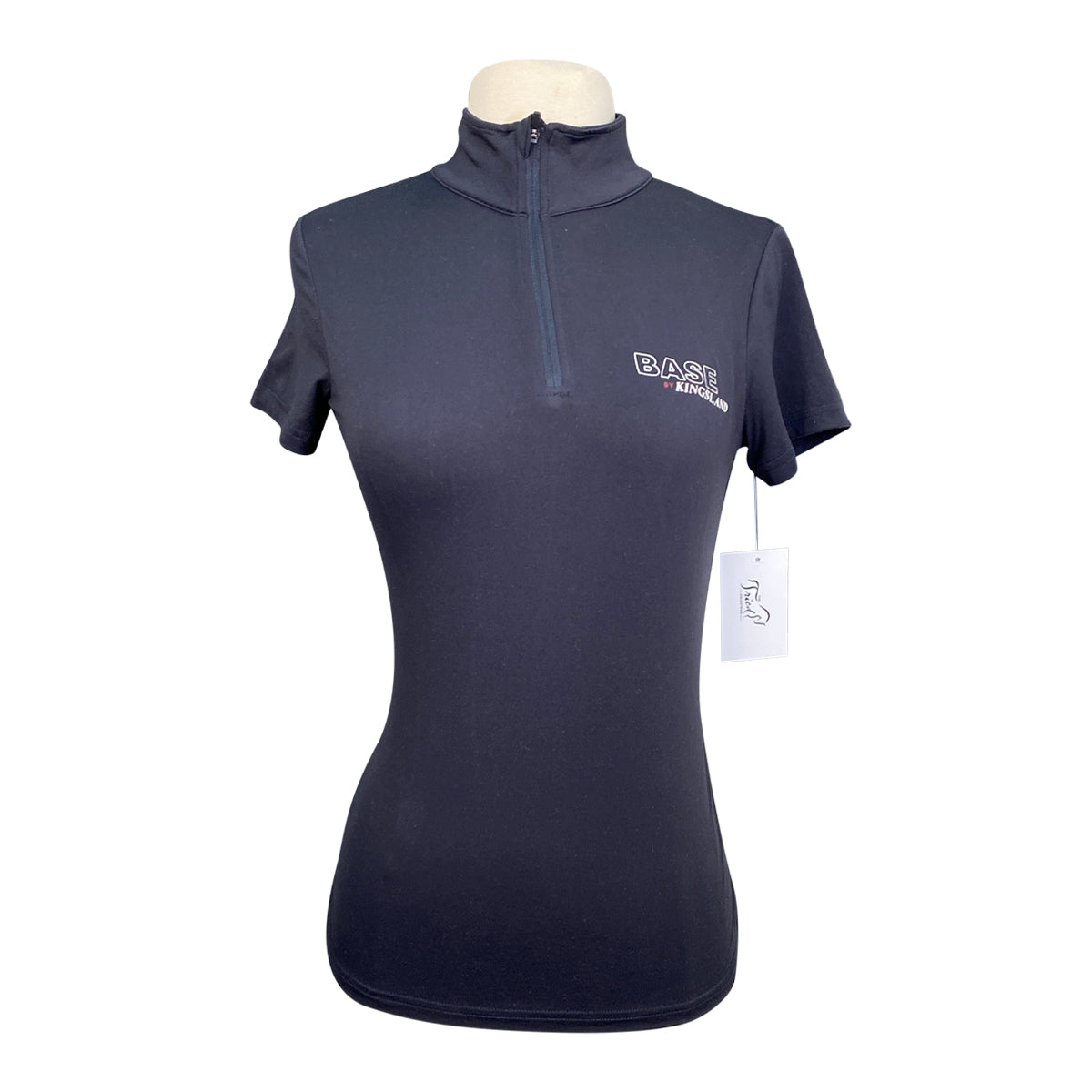 Base by Kingsland 'Maura' 1/4 Zip Training Shirt in Navy