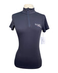 Base by Kingsland 'Maura' 1/4 Zip Training Shirt in Navy