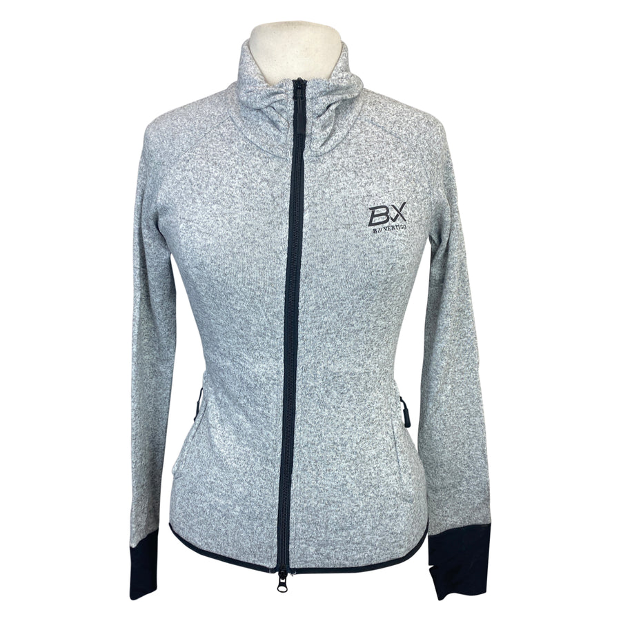 B Vertigo 'Paulina' Knit Jacket in Grey Heather
