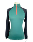 Kastel Denmark Sunshirt in Hunter Green/Black